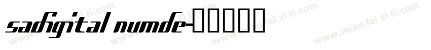sadigital numde字体转换